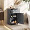 MDF Bathroom Cabinet with Adjustable Shelf, Drawer and Anti-Tipping Feature